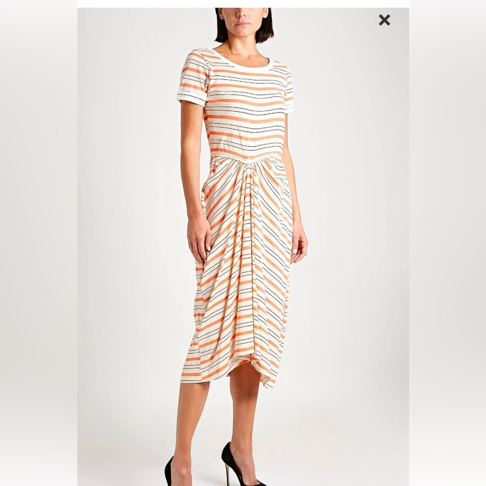 Marni Orange and White Striped Garment SOLD
